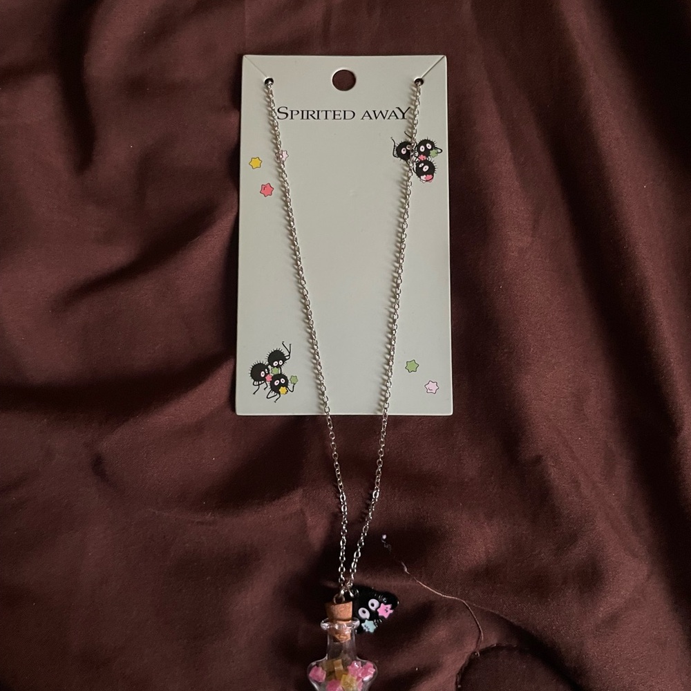 Hot Topic Silver Soot Sprite Necklace